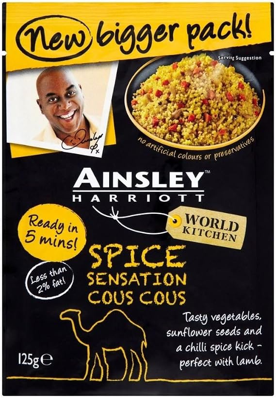 Ainsley Harriott Spice Sensation Cous Cous (125g) - Pack of 6