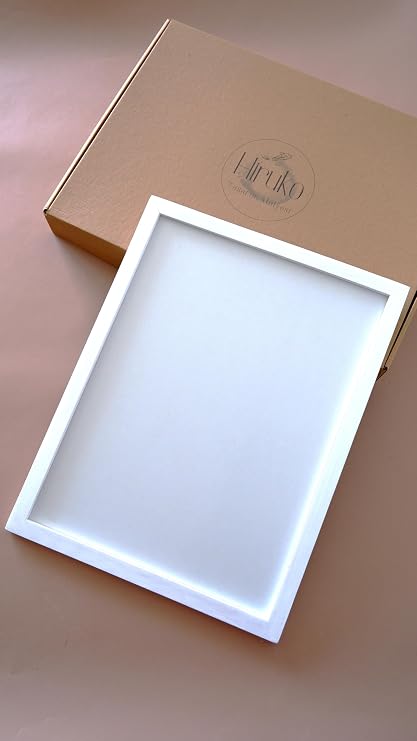 Ahşap Çerçeve 30x40 cm Premium Frame Siyah & Ahşap & Beyaz Çerçeve (Beyaz)