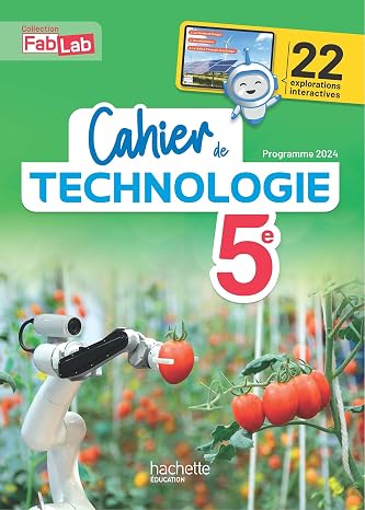 Technologie 5e Fablab: Cahier