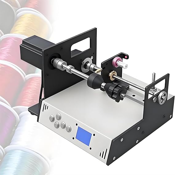 Automatic Wire Winding Machine 1200Rpm Coil Winder, Auto-Wire Alignment, 2-15 Rounds/Second, Precision 0.01Mm For Fishing Line, Transformer, Enameled Wire