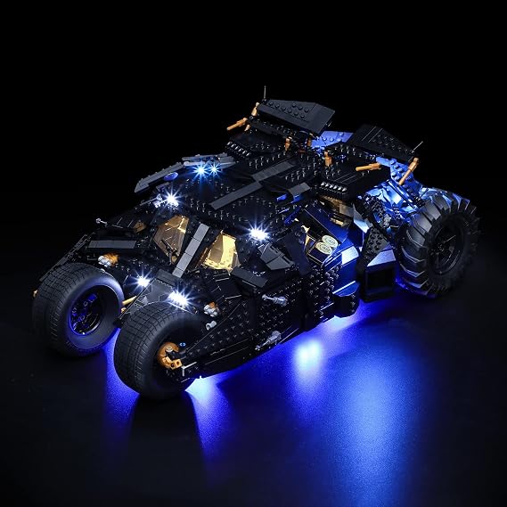 BRIKSMAX Led Lighting Kit for Lego DC Batmobile Tumbler - Compatible with Lego 76240 Building Blocks Model- Not Include The Lego Set