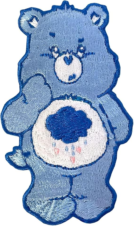 Classic Grumpy Bear Sew on Patch | Care Bears Official Merchandise