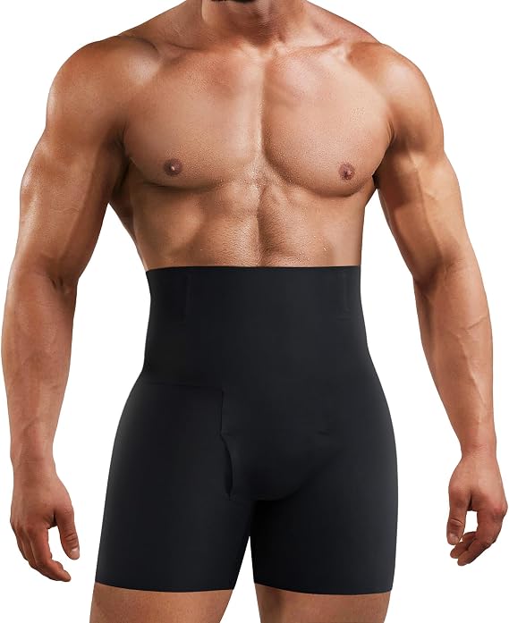 Inner Vision, Karın Kontrol Bodysuit ve Iç Çamaşırı Fitness Vücut Şekillendirici 3 Boyutlu Erkek Duble Korse Boxer