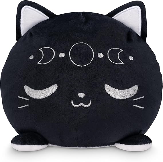 TeeTurtle リバーシブル 猫 太陽と月 6インチ ぬいぐるみ