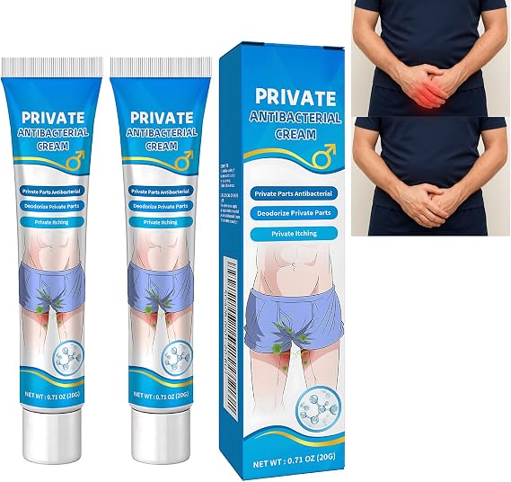 2pcs Jock Itch Cream Antifungal, Antifungal Cream for Private Parts, Anti Itch Cream for Men and Women, Helps Relieve Fungal Infections and Itching,