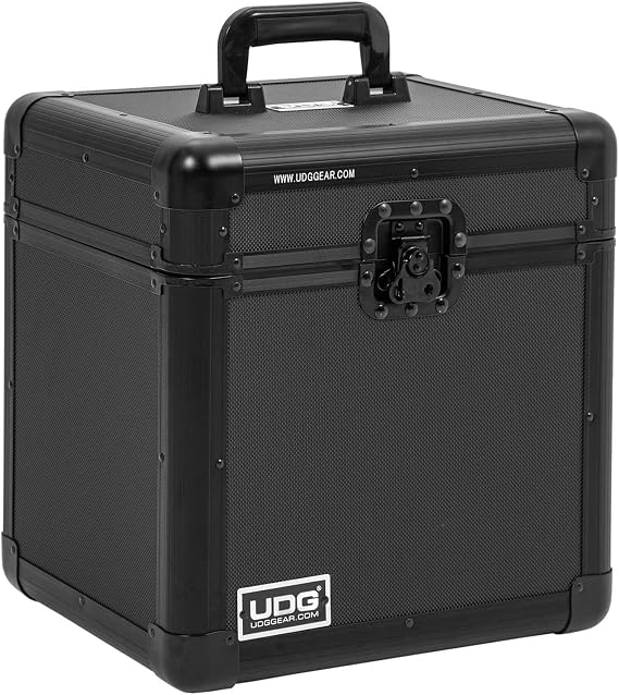UDG Ultimate Record Case 80 - Lightweight Aluminium Flight Case for 12 Vinyl - Black (U93017BL)