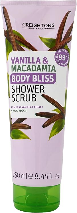 Body Bliss Vanilla & Macadamia Shower Scrub 250ml