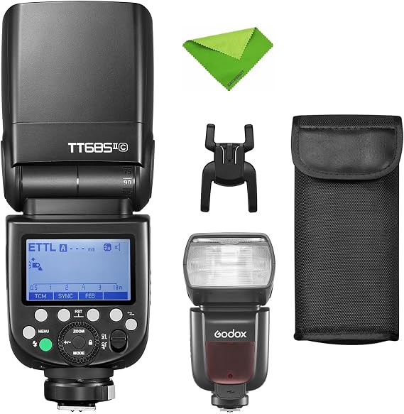GODOX TT685II-C E-TTL Flash for Canon Speedlight Camera Flash,2.4G Wireless