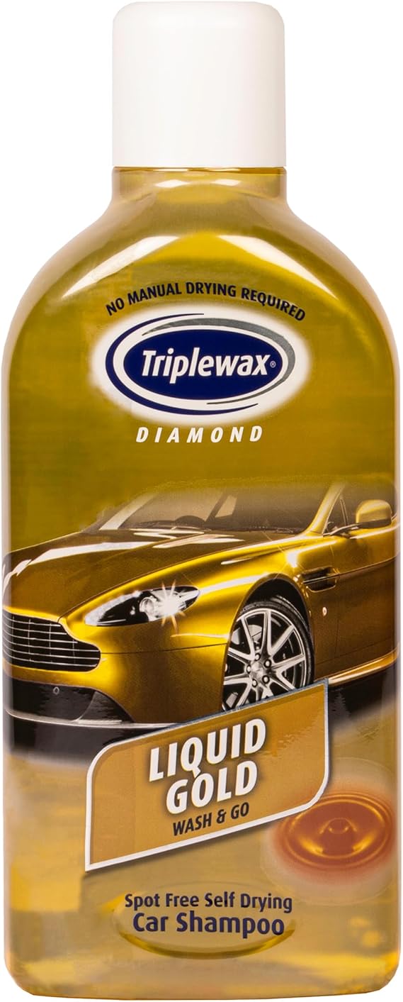 Triplewax Liquid Gold, Self Drying Car Shampoo, 1 L
