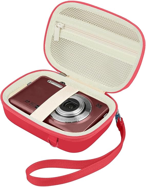 Leayjeen Digital Camera Case for EJXHKNF/Kodak PIXPRO FZ55 FZ45, Red