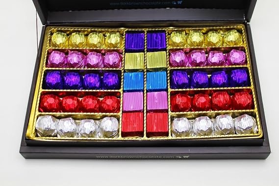 Fındık Parçacıklı Sargılı Sütlü Çikolata 50’li Dark Brown