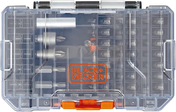 BLACK+DECKER SİYAH + DECKER Tornavida Ucu Seti, 40 Parça (BDAST40SETFF)