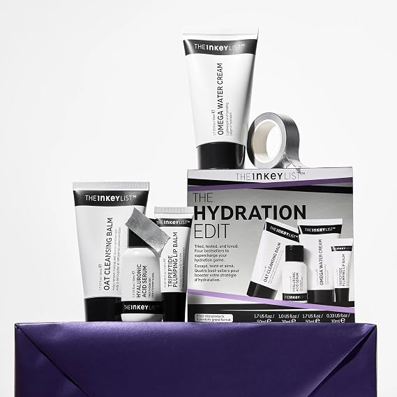 The INKEY List The Hydration Edit Routine 140ml, Nourishing Skincare Set, Hydrates Skin, Suitable for All Skin Types