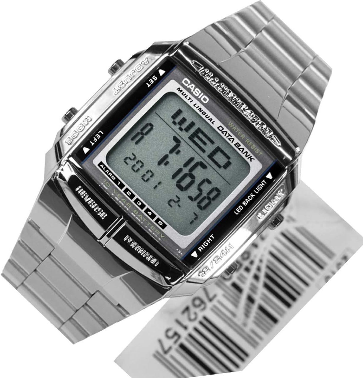 Casio DB360-1AV Watch, Bracelet