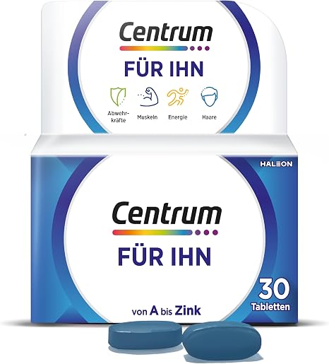 Centrum For Him Pack of 30 Multivitamin Tablets Dietary Supplement