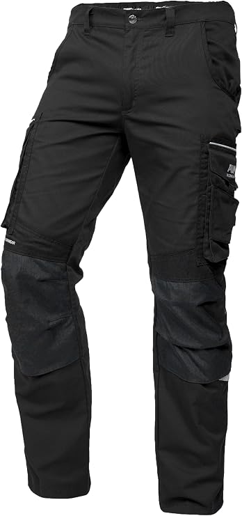 PUMA Workwear Precision X Work Trousers for Men – Premium Trousers with Many Pockets and Reinforced Knee Sections – for Crafts Production and Construction