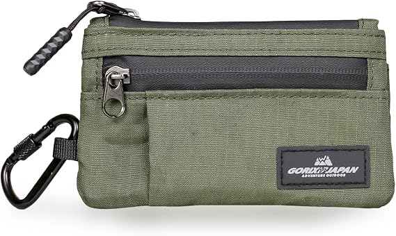 GORIX Cycle Wallet Pouch Bag Waterproof Carabiner Coin Case Road Mountain Bike (Adventure K)