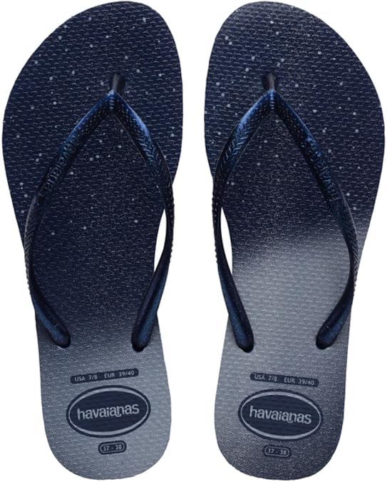 Havaianas - Slim Gloss Stylish Robust and Versatile Flip Flops for Women with a Touch of Glamour Non-Slip Soles