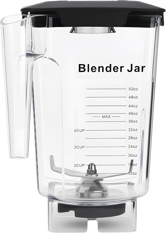 90 oz Replacement Jar for Blendtec Blenders, BPA-Free, Blade & Lid