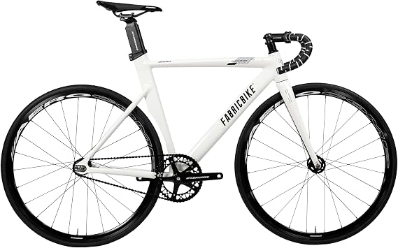 FabricBike AERO - Fixed Gear Bike, Single Speed Fixie Bicycle, Aluminium Frame and Carbon Fork, Wheels 28", 5 Colours, 3 Sizes, 7.95 kg (M size)
