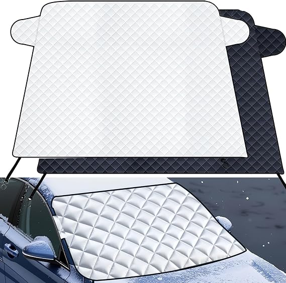 Windscreen Cover Compatible with Toyota Hilux 2016-2025 2026 Sun Protection Car Accessories Snowproof Cotton Padding Frost Protection Cover