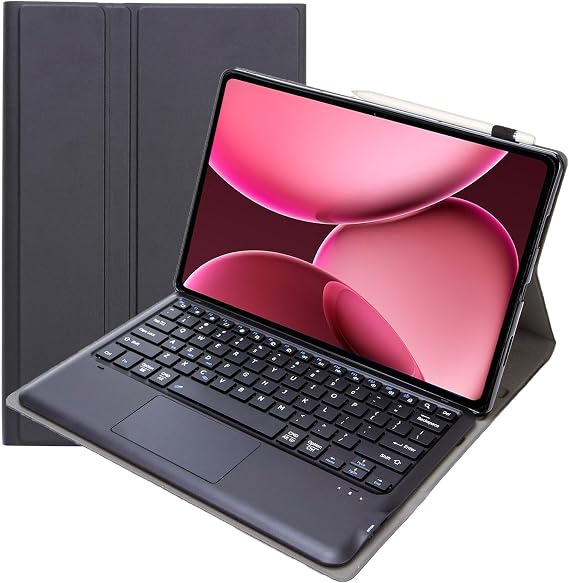 Wireless Bluetooth Keyboard Cover for Oppo Pad 5 Pro (13.2"), Keyboard Case & Trackpad Mouse