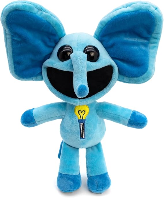 Poppy Playtime Plush, Stuffed Doll, 12 Inch, Smiling Critters Horror Game Character (Bubba Bubbaphant)