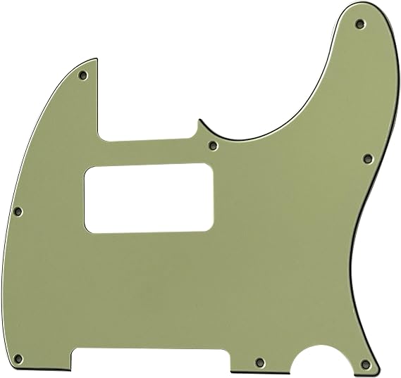 For 8-hole TV Fender Telecaster Style Guitar Pickguard (3 Ply Vintage Green)