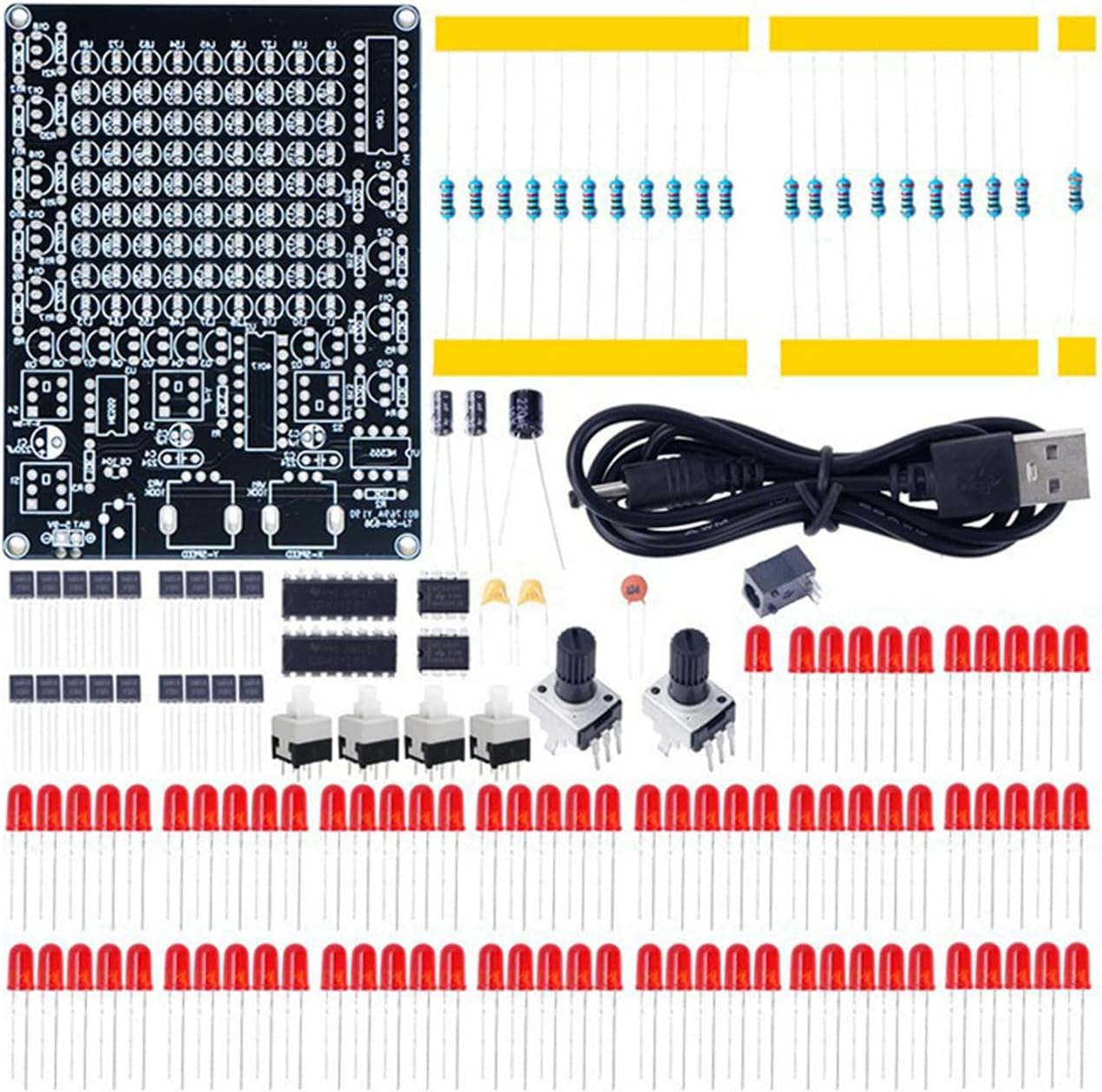 ボタンで Led の動きを制御 Diy 電子キットは Led フォロースポットライト ゲーム Diy キットです。 は X ハブに沿って移動できますか