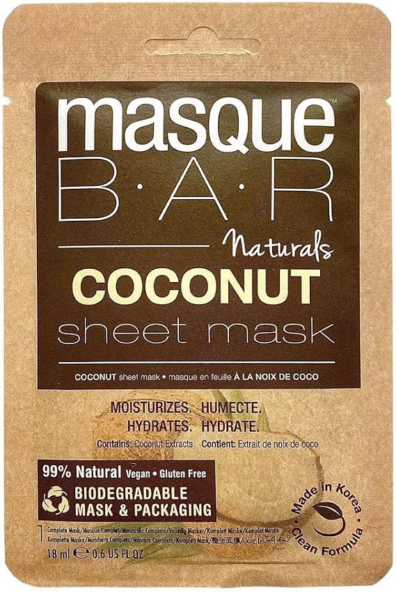 Masque Bar 00828 Naturals Coconut Sheet Mask 18 ml