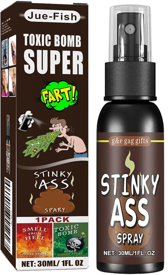 30ml Stinky Prank Liquid Fart Potent Ass Fart Spray Spray Pure Nasty Smelling Spray Great For Pranks Multi-flavor One Size
