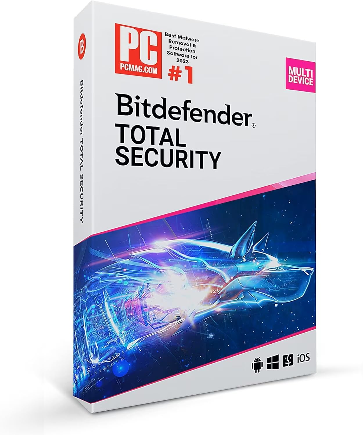 Bitdefender Total Security 2024 - 3 Devices | 1 year Subscription | PCMac | Activation Code by Post