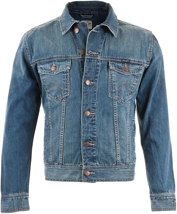 WRANGLER - Men's Jacket - Casual Fit - Classic Jacket - Mid Stone