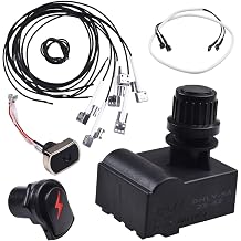 Electronic Spark Ignitor Replacement Kit For Charbroil Gas Grills BBQ, With Ignitor Wires And Buttons For Commercial, For Signature, Performance For TRU-Infrared For Series(4 heads)