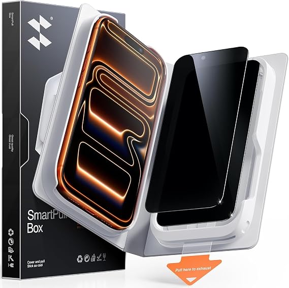 SMARTDEVIL 2 Pack MyView Privacy for iPhone 17 Pro Max Screen Protector