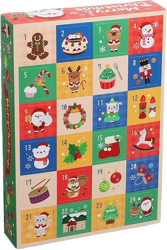 Christmas Gift Countdown Detachable Toy Wrapping Box