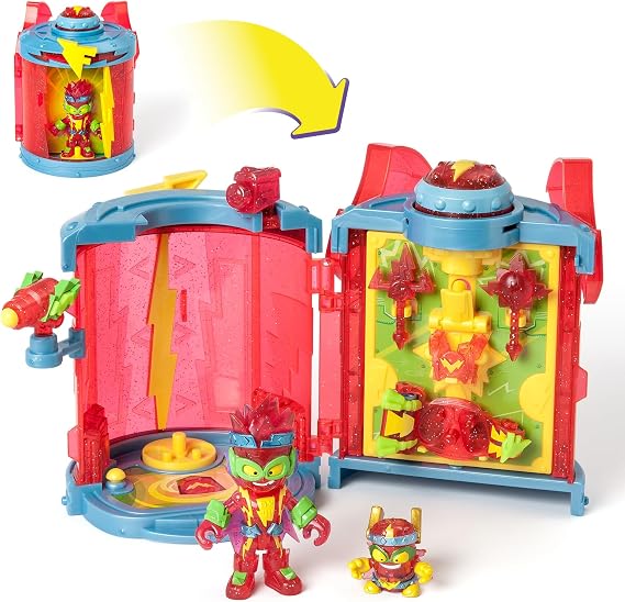 SUPERTHINGS - Fury Storm Secret Base. Secret hideaway of Fury Storm. Includes 1 Kazoom Kid, 1 exclusive SuperThing and lots of accessories