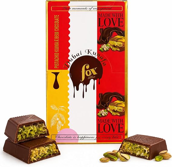 BML Dubai Kunafa Pistachio Chocolate Bar Premium Filled Chocolate with Crispy Kunafa Layers Rich Pistachio Cream Luxury Dessert Chocolate Gift 100g