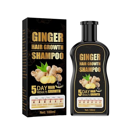 Ginger Hair Growth Shampoo Ginger Anti Hair Loss Shampoo Ginger Shampoo Against Hair Loss Promotes Healthy Hair Growth 100 ml