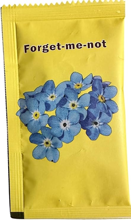 Forget Me Not Seeds – Indigo Blue – Myosotis alpestris – Perennial Wildflower for Garden & Memorial – Approx. 1400 Seeds – Bee Friendly – Easy to Grow