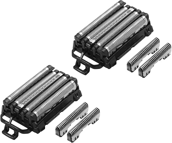 Replacement Head Blades and foil Compatible with Panasonic ARC5 WES9032Y Electric shavers ES-LV97, ES-LV95, ES-LV81, ES-LV69, ES-LV67, ES-LV65 and ES-LV61 (2 Piece)