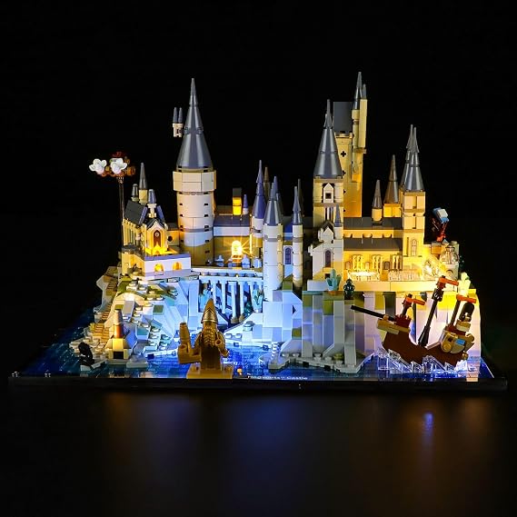 LED Light Kit Compatible with LEGO 76419 Hogwarts Castle and Grounds Harry Potter Building Blocks Model - Model Set NOT Included