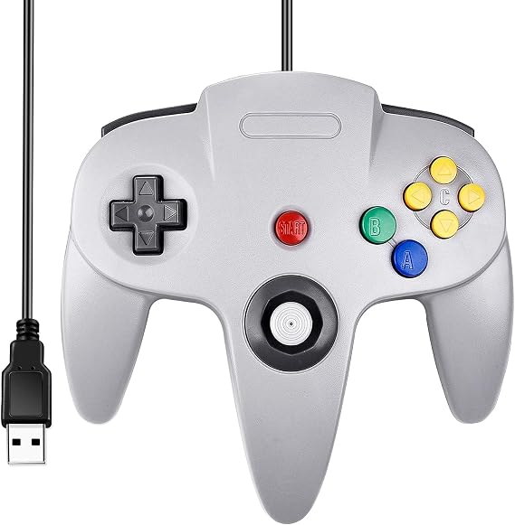 miadore Classic N64 USB Controller For N64 Games,Plug & Play