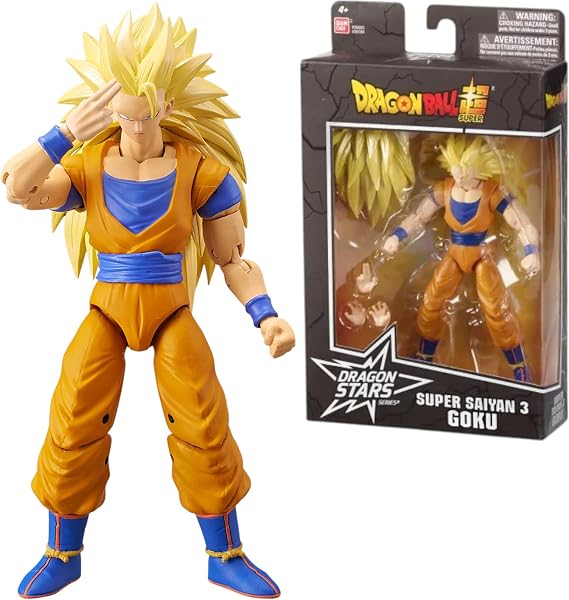 Bandai 16 Santimetre Dragon Ball Super Saiyan 3 Goku Poz Verilebilir Figür - Dragon Stars