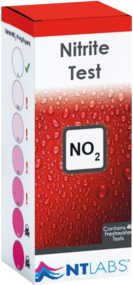 ICA NT002 NTLABS Nitrite Test for Freshwater Aquariums, Easy to Use, 40 Tests