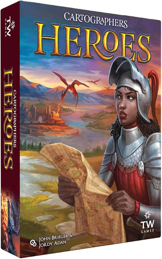 Thunderworks Games Cartographers Heroes Board Game for 12+ Players
