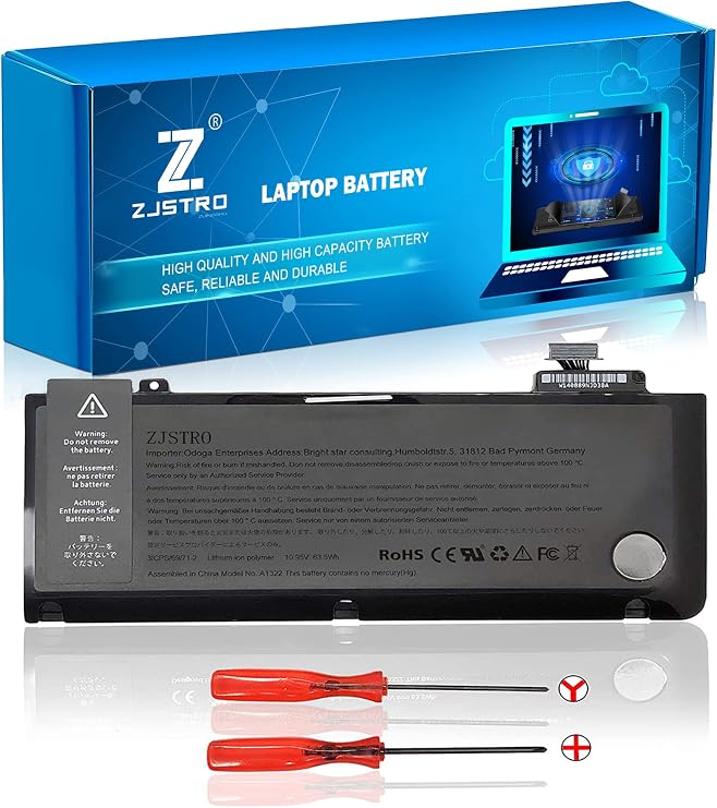 A1322 MacBook Pro 13 inç A1322 (A1278 Orta 2009 Orta 2010 Erken 2011 Son 2011 Orta 2011 2012) MB990LL / A MB990CH / A MB990J / A [10,95 V 63,5 W h ] h ]