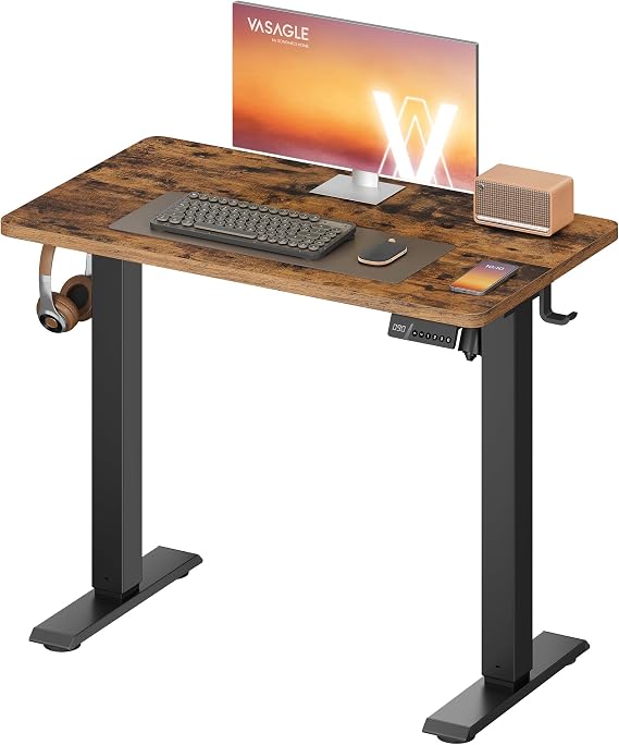 VASAGLE Adjustable Desk with 4 Heights Memory Function