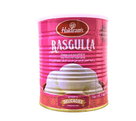 Haldiram's Rasgulla Tin - 1 kg