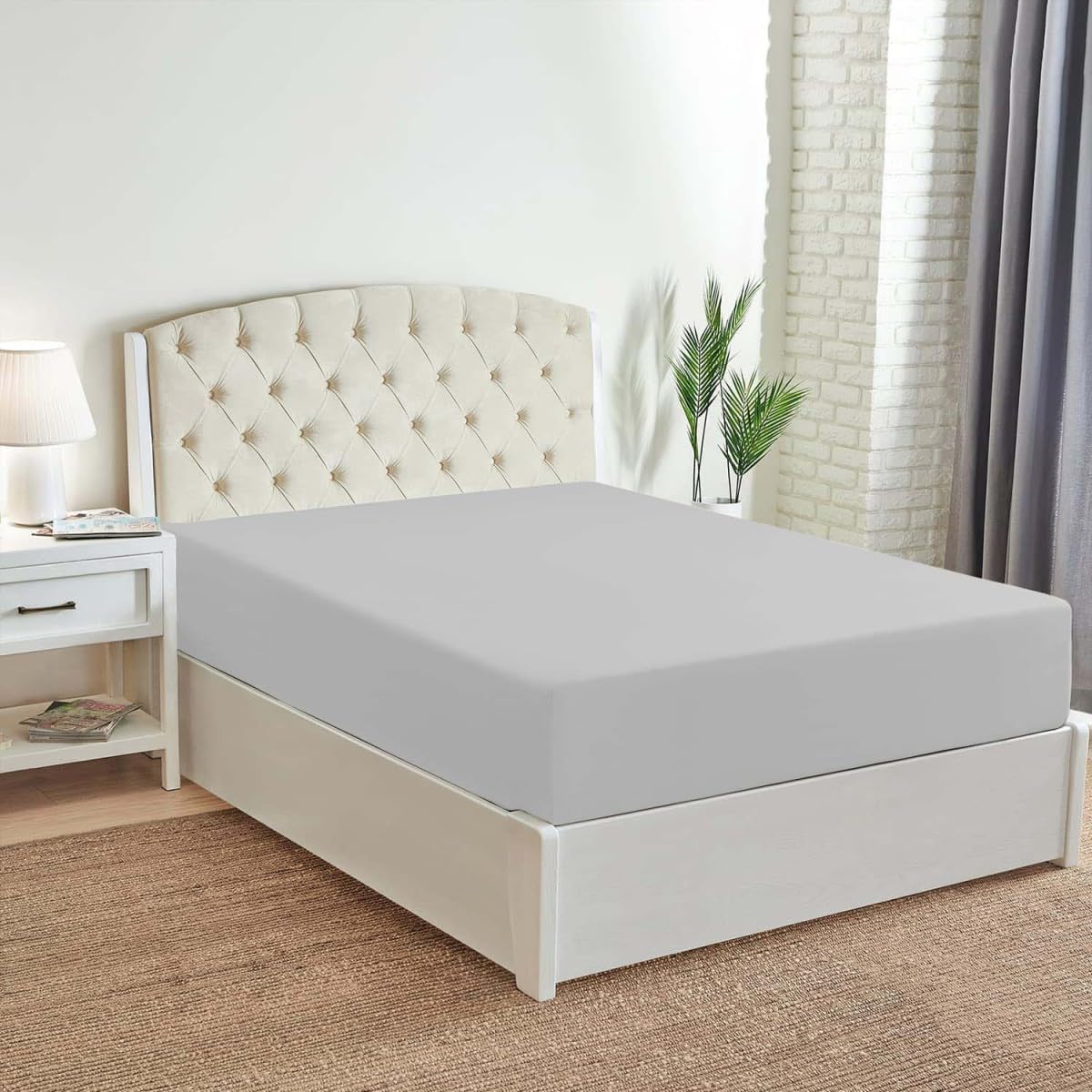 Lastikli Çarşaf Çakıl Taşı 140x200, Güllüce Ev Tekstil Ürünleri